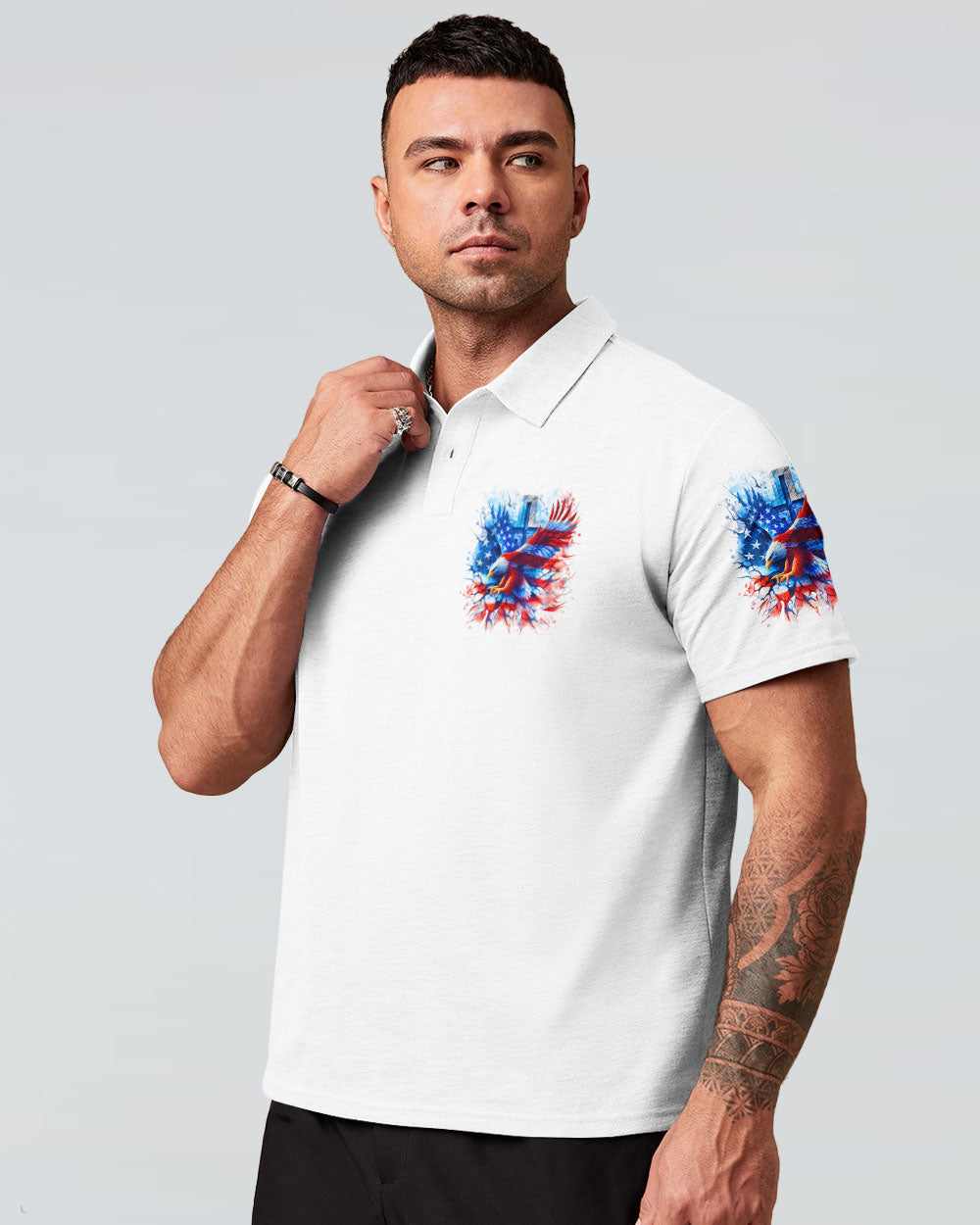 One Nation Under God Warrior Men's All Over Print Shirt - Yhhn1206253