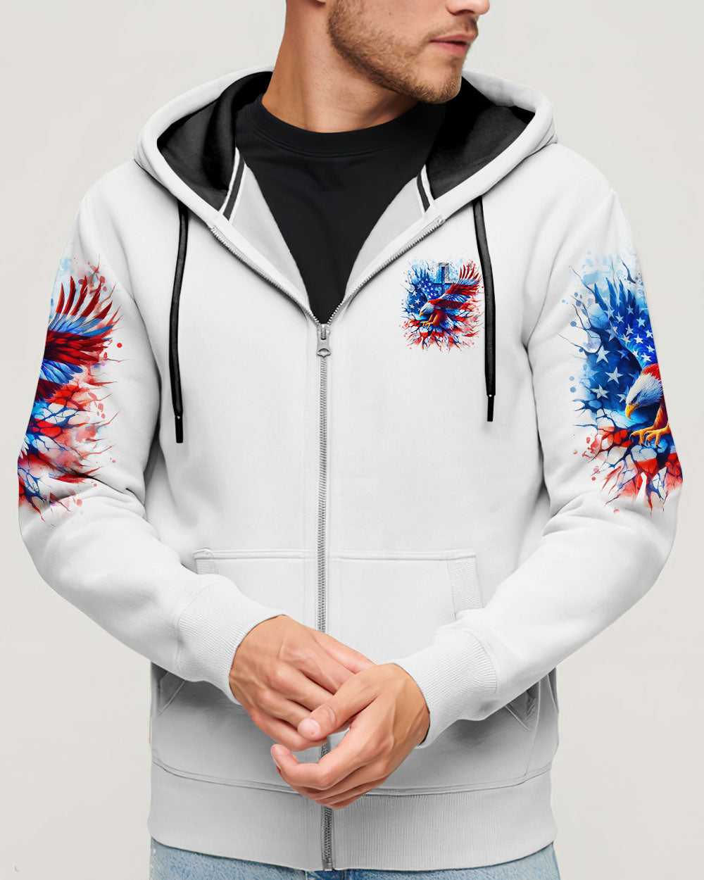 One Nation Under God Warrior Men's All Over Print Shirt - Yhhn1206253