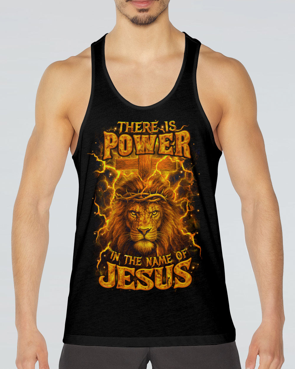 There Is Power In The Name Of Jesus Men's All Over Print Shirt - Yhhn1305252