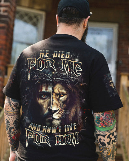 He Died For Me Men's All Over Print Shirt - Yhhn1505252