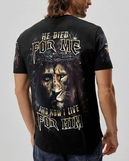 He Died For Me Men's All Over Print Shirt - Yhhn1505252