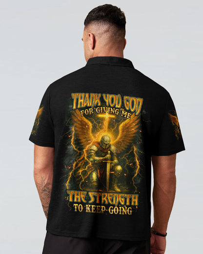 Thank You God Warrior Men's All Over Print Shirt - Yhhn1604252