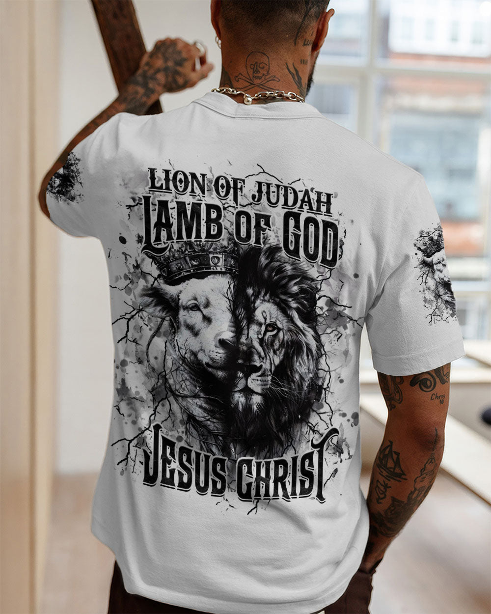 Lion Of Judah Lamb Of God Jesus Christ Men's All Over Print Shirt - Yhhn1606252