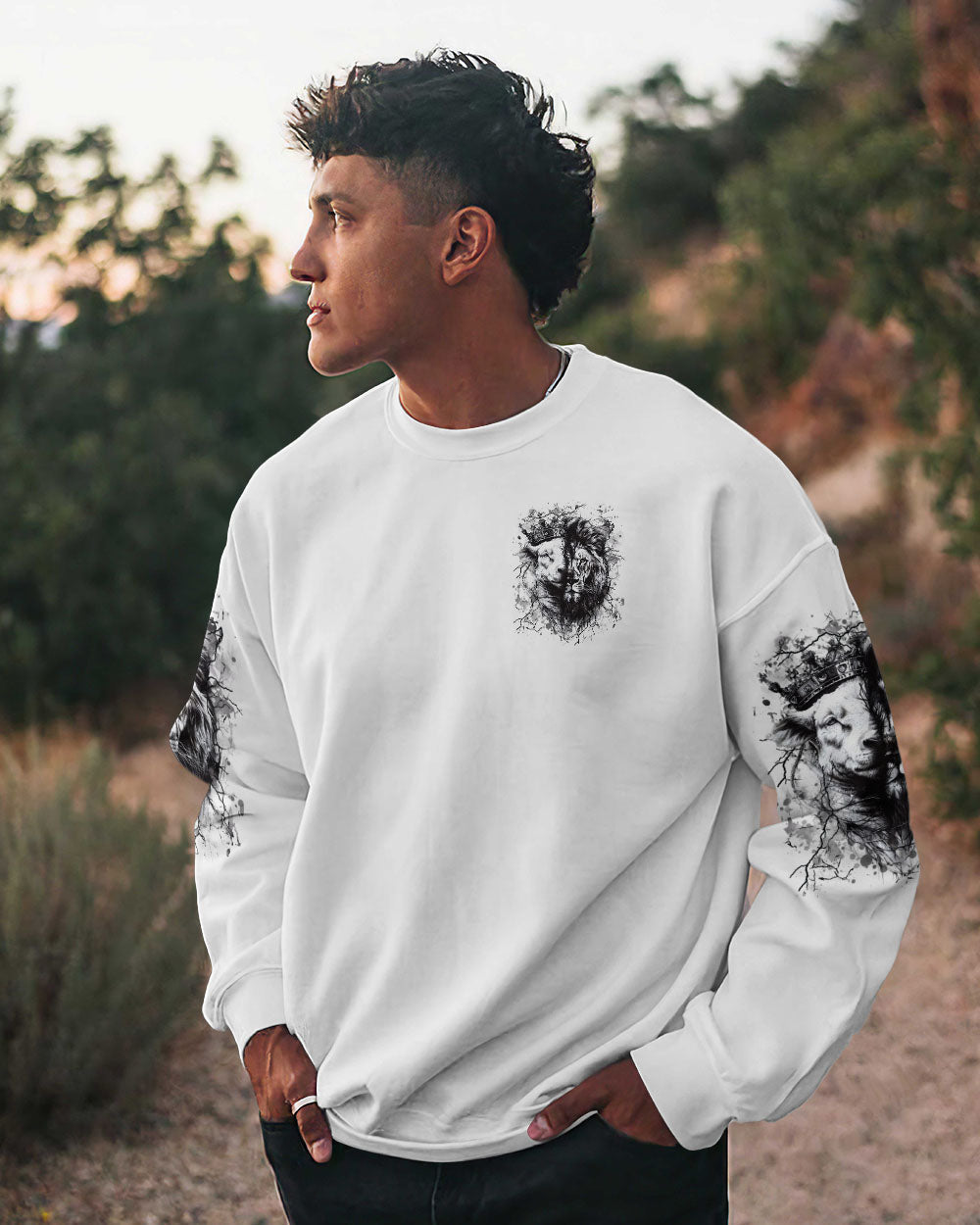 Lion Of Judah Lamb Of God Jesus Christ Men's All Over Print Shirt - Yhhn1606252