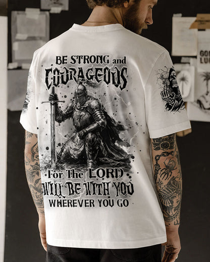 Be Strong And Courageous Men's All Over Print Shirt - Yhhn1703254