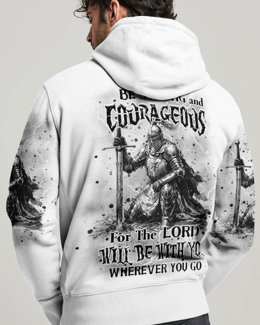 Be Strong And Courageous Men's All Over Print Shirt - Yhhn1703254