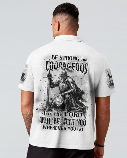 Be Strong And Courageous Men's All Over Print Shirt - Yhhn1703254