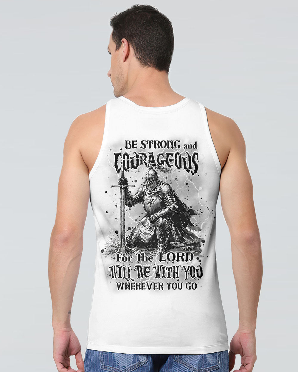 Be Strong And Courageous Men's All Over Print Shirt - Yhhn1703254