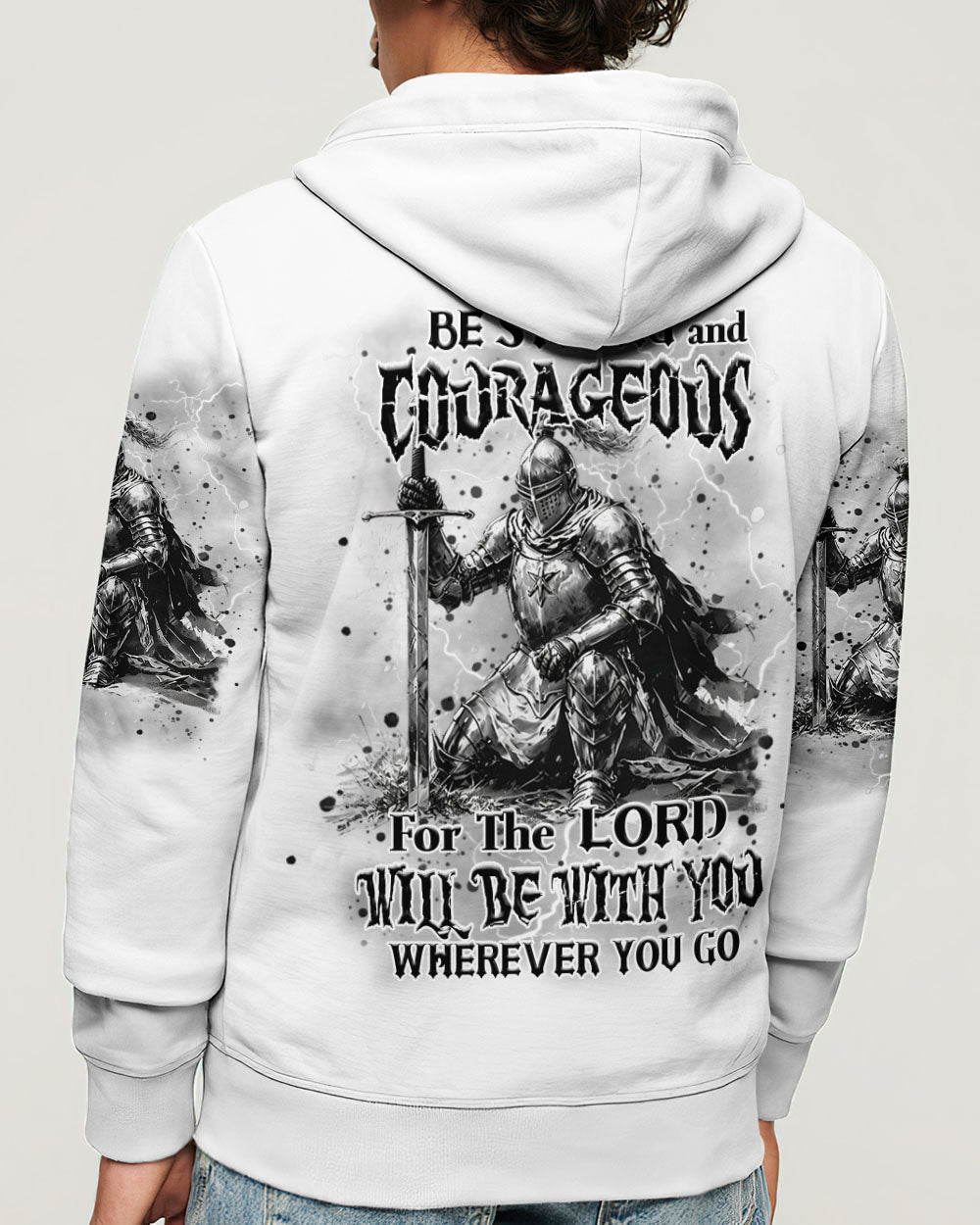 Be Strong And Courageous Men's All Over Print Shirt - Yhhn1703254