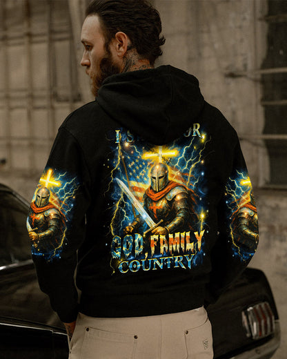 I Stand For God Family Country Men's All Over Print Shirt - Yhhn1704254
