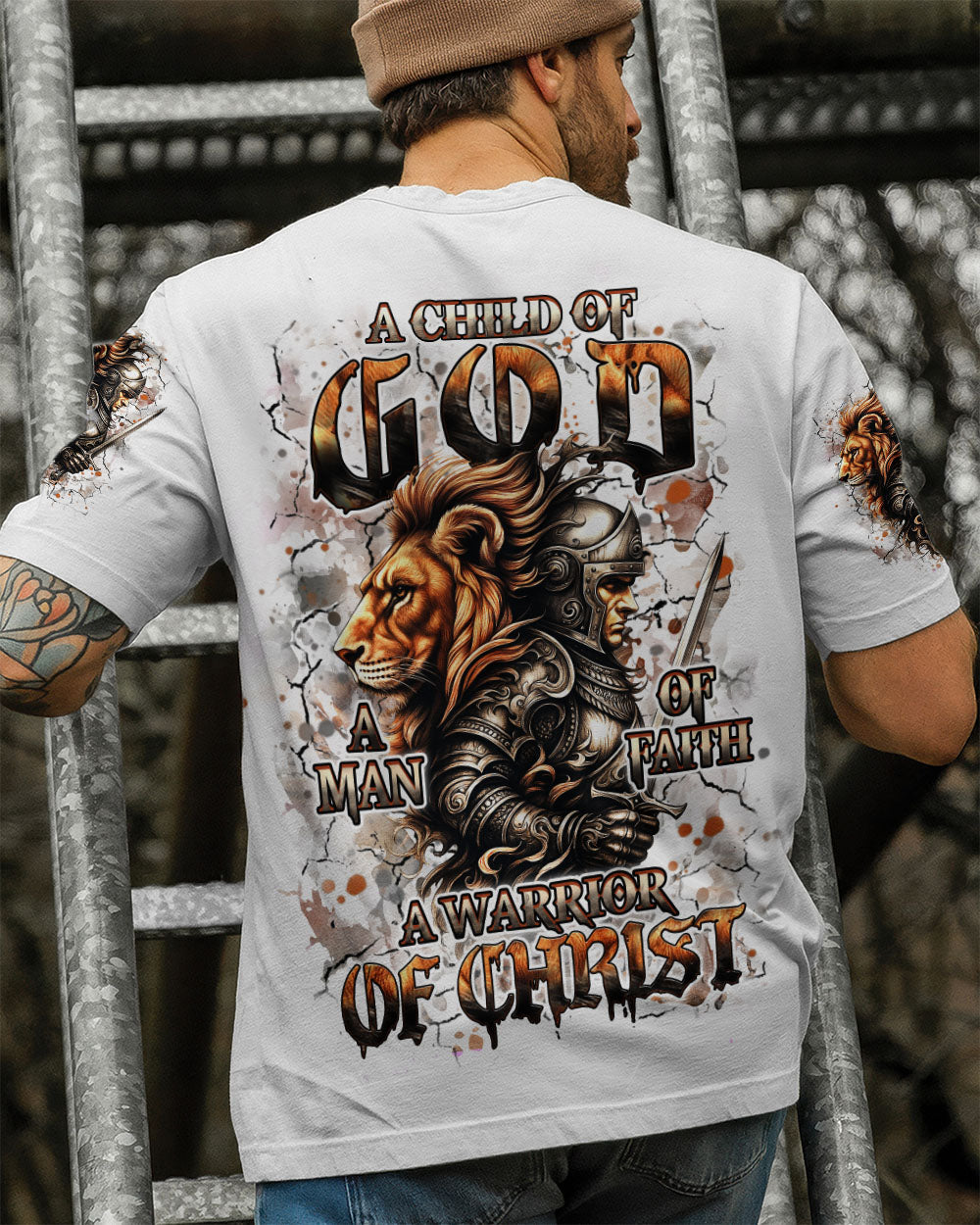 A Warrior Of Christ Men's All Over Print Shirt - Yhhn1706254