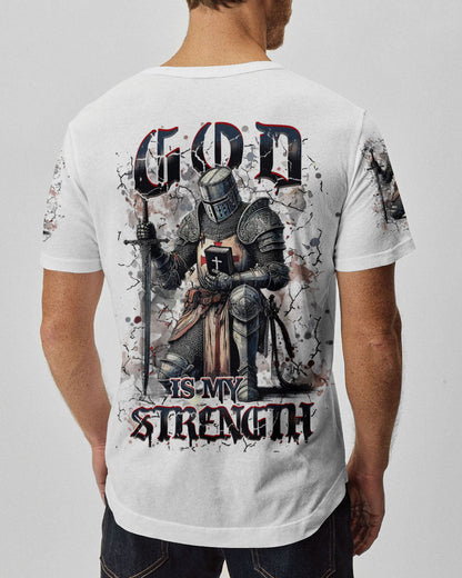 God Is My Strength Warrior Men's All Over Print Shirt - Yhhn1803253