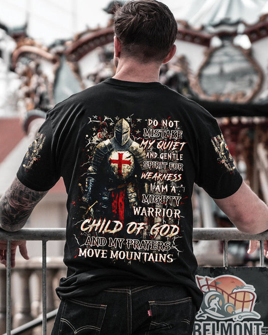 I Am Mighty Warrior Child of God Men's All Over Print Shirt - Yhhn1804253