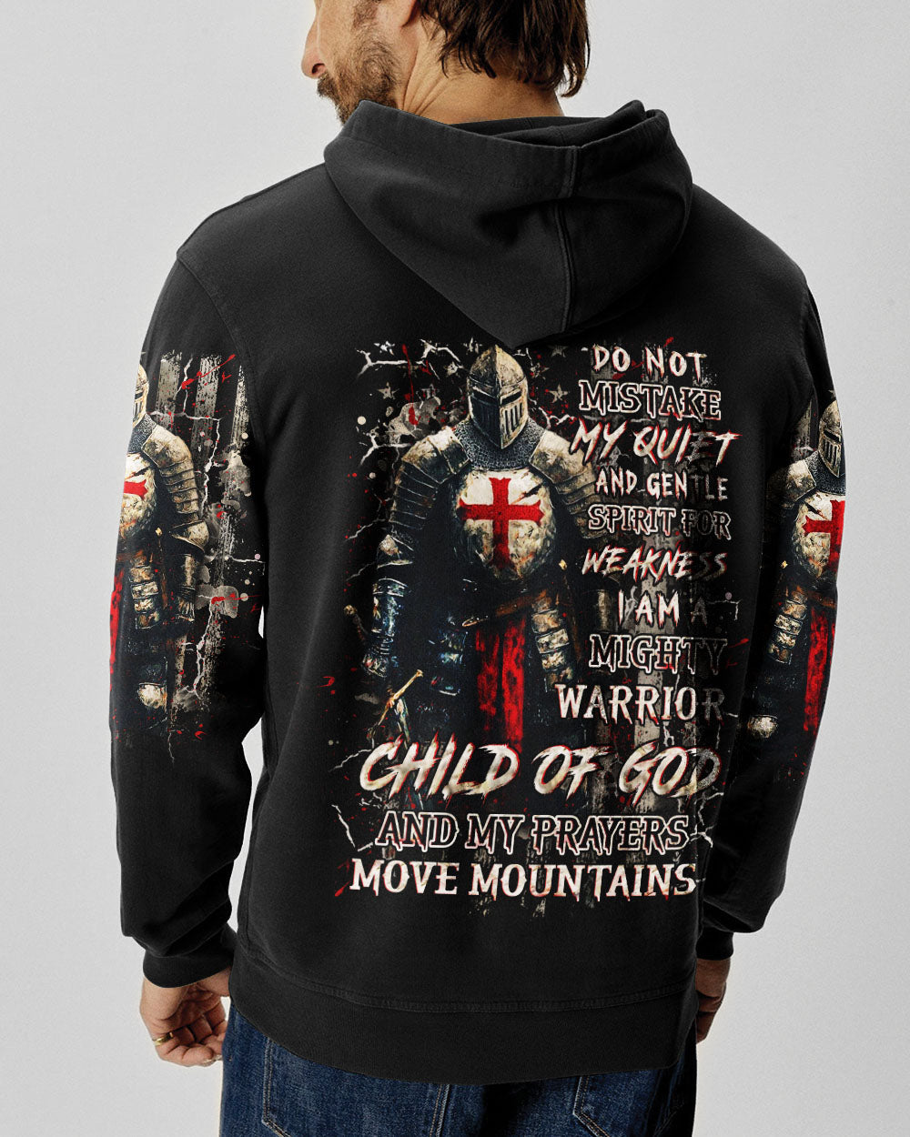 I Am Mighty Warrior Child of God Men's All Over Print Shirt - Yhhn1804253