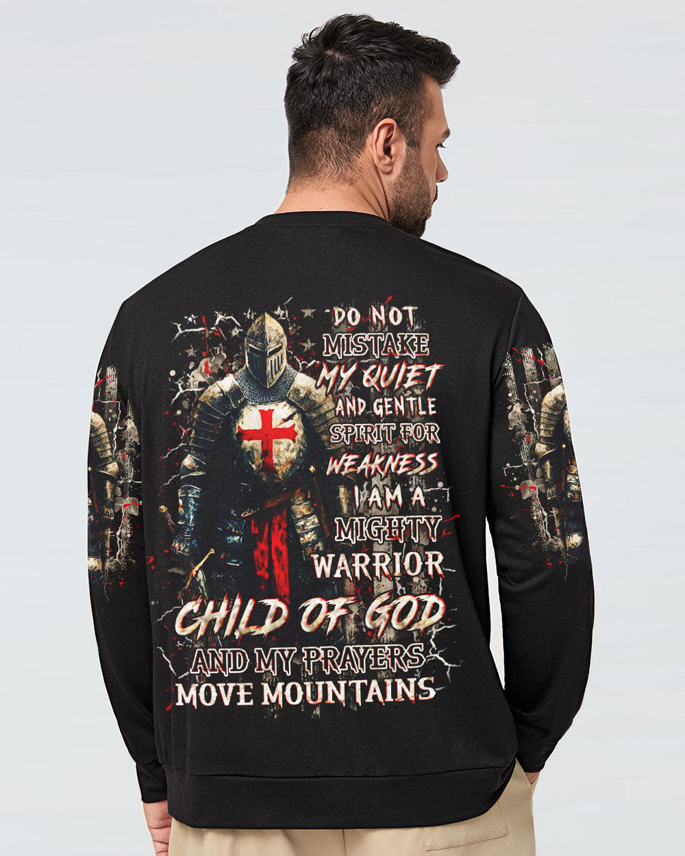 I Am Mighty Warrior Child of God Men's All Over Print Shirt - Yhhn1804253