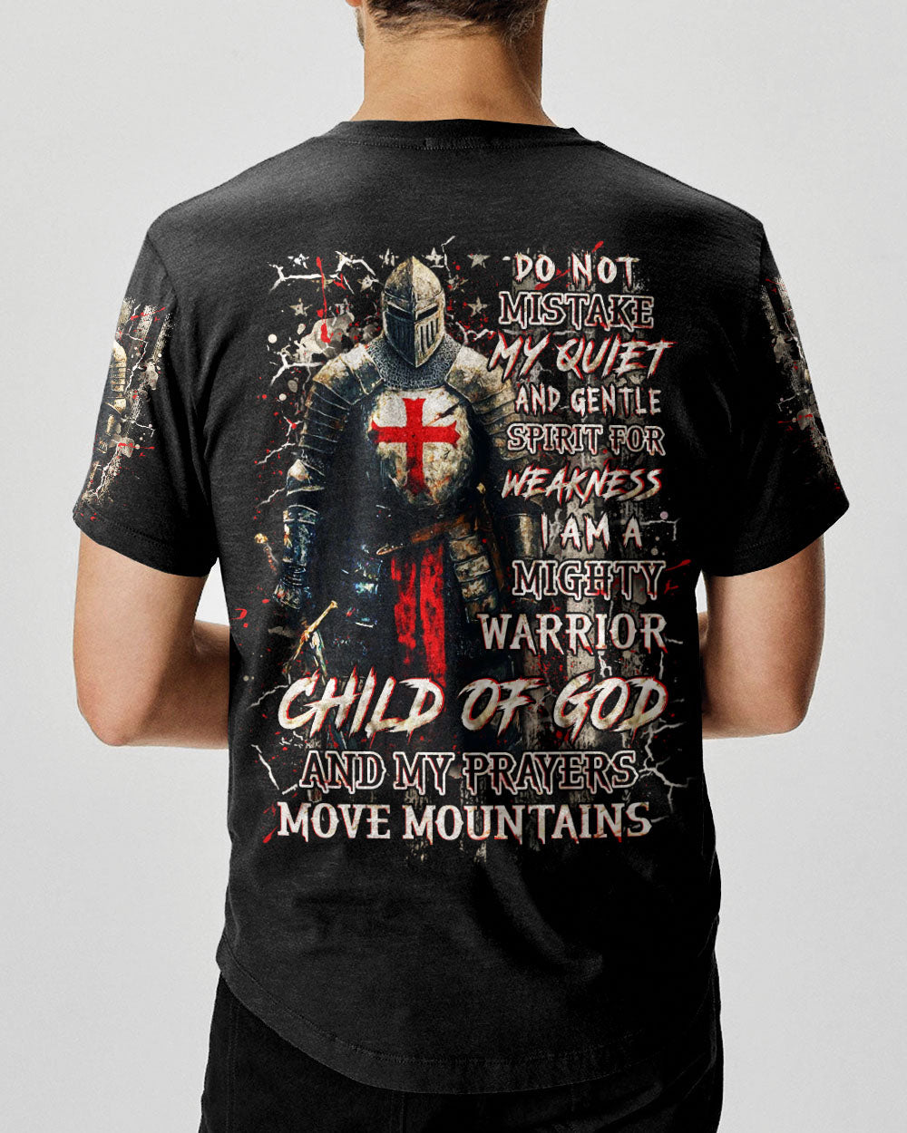 I Am Mighty Warrior Child of God Men's All Over Print Shirt - Yhhn1804253