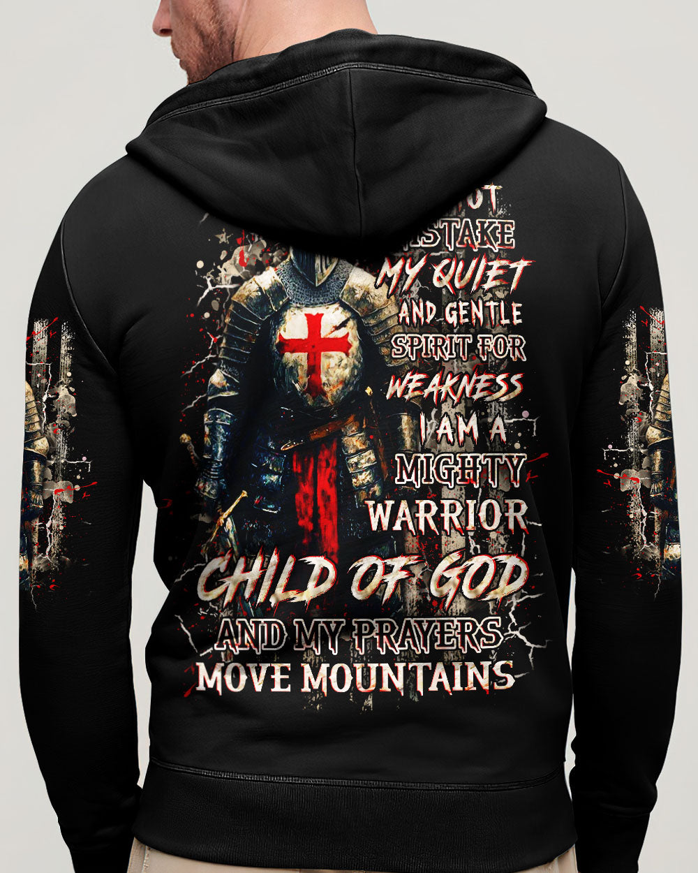 I Am Mighty Warrior Child of God Men's All Over Print Shirt - Yhhn1804253