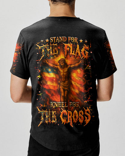 Stand For The Flag Kneel For The Cross Men's All Over Print Shirt - Yhhn1806252