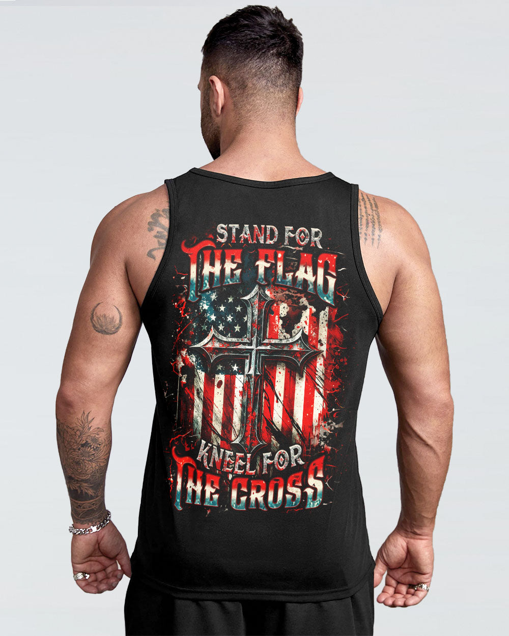 Stand For The Flag Kneel For The Cross Men's All Over Print Shirt - Yhhn1906254