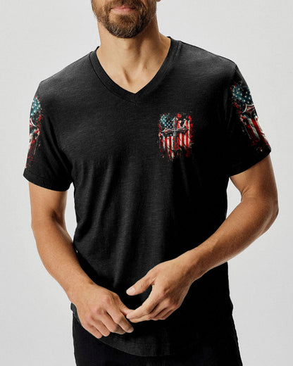 Stand For The Flag Kneel For The Cross Men's All Over Print Shirt - Yhhn1906254