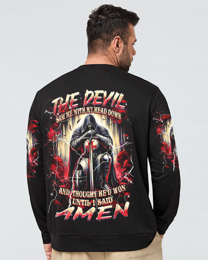 The Devil Saw Me With My Head Down Men's All Over Print Shirt - Yhhn2003254