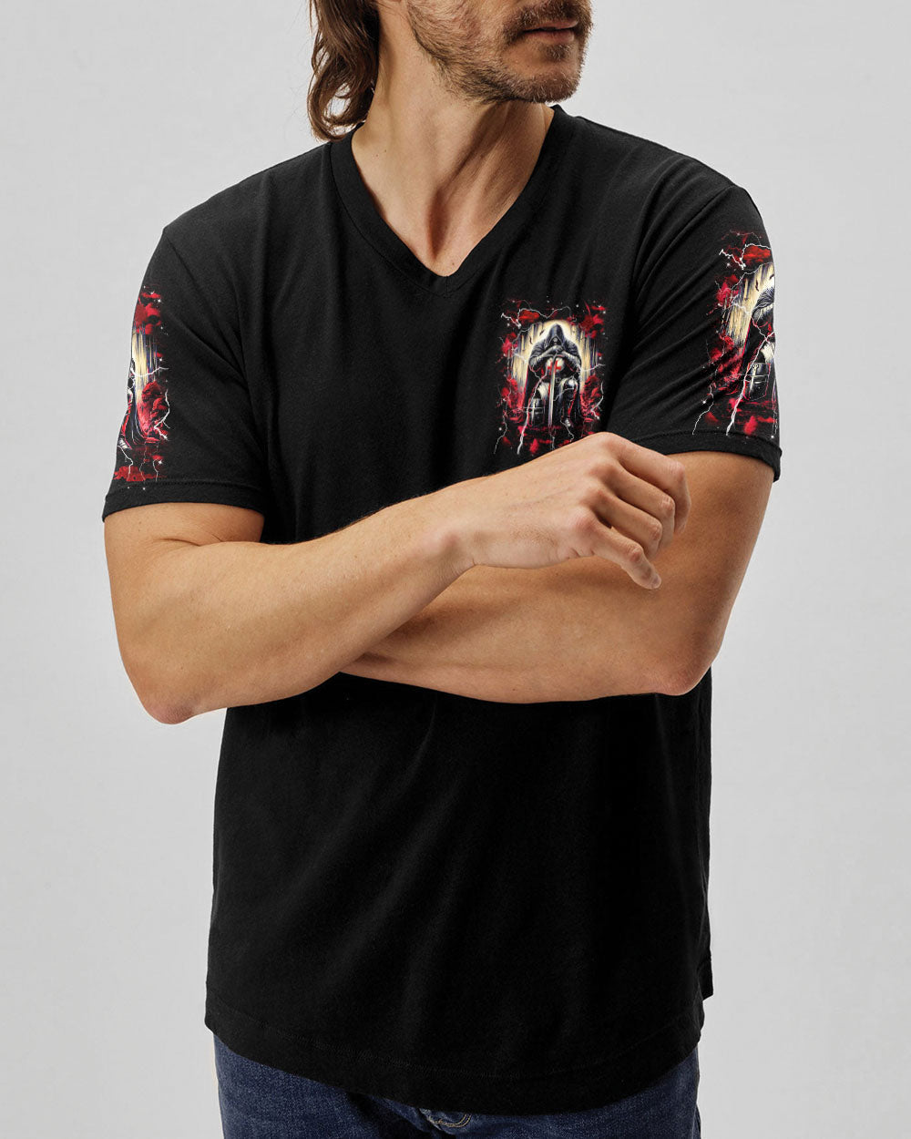 The Devil Saw Me With My Head Down Men's All Over Print Shirt - Yhhn2003254