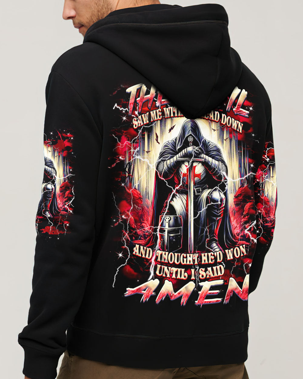 The Devil Saw Me With My Head Down Men's All Over Print Shirt - Yhhn2003254
