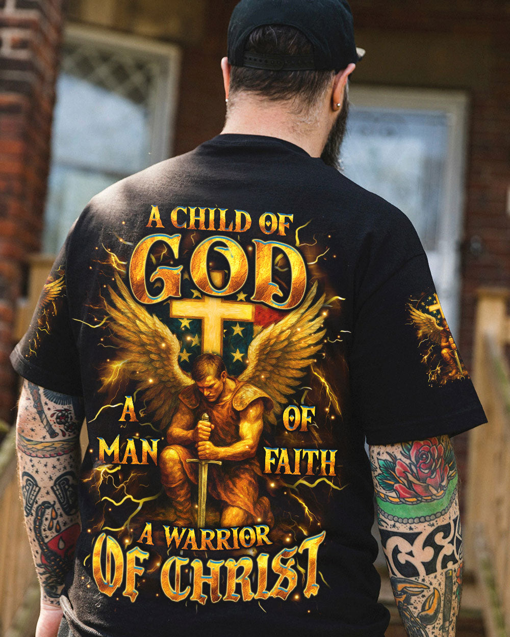 A Warrior Of Christ Men's All Over Print Shirt - Yhhn2005253