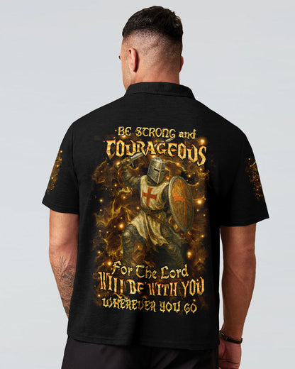Be Strong And Courageous Men's All Over Print Shirt - Yhhn2204253