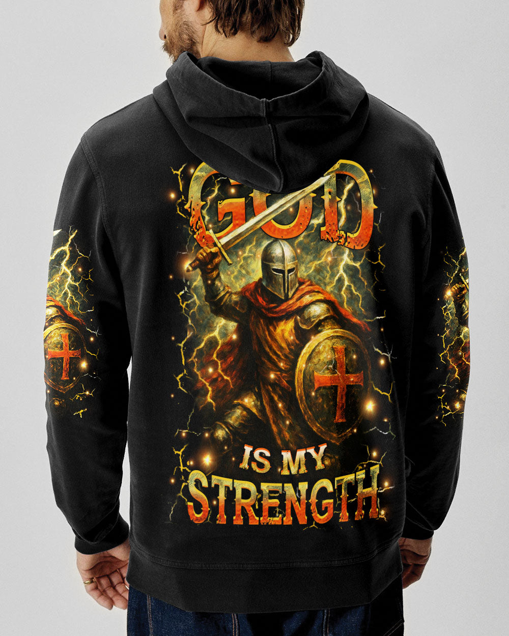 God Is My Strength Men's All Over Print Shirt - Yhhn2304253