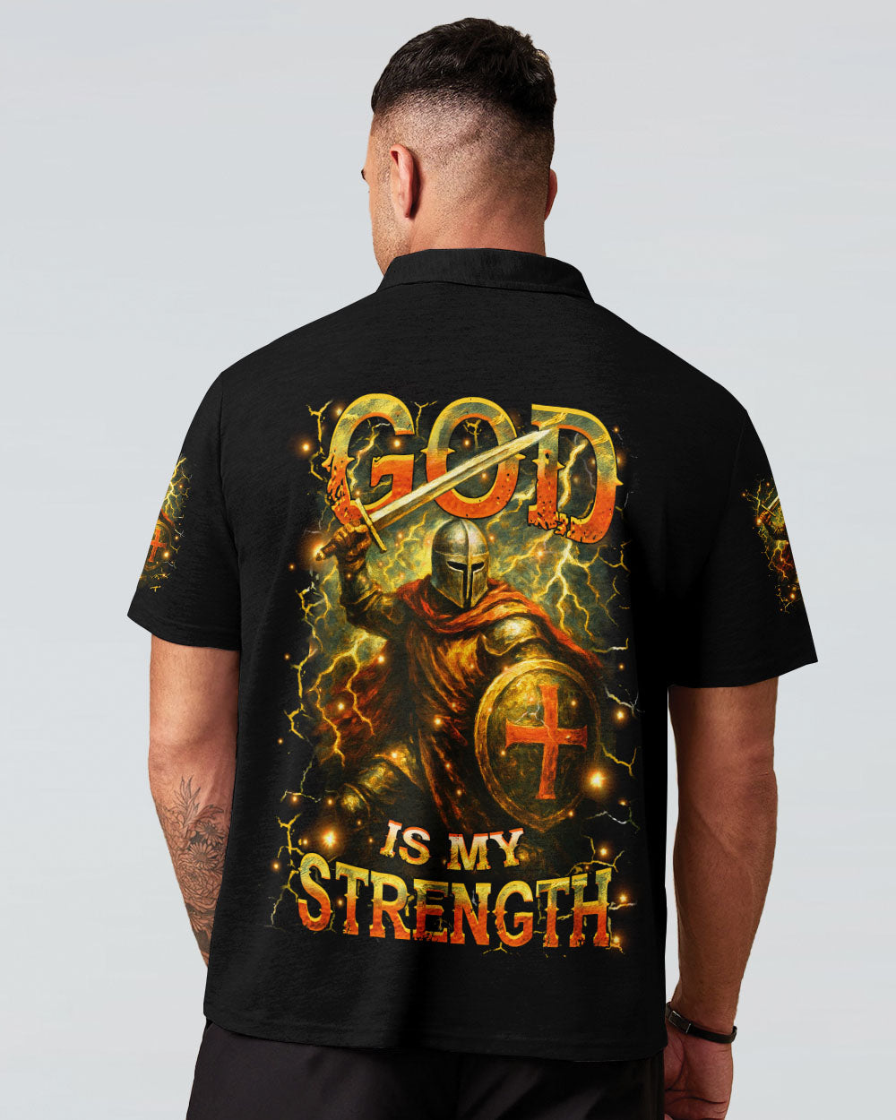 God Is My Strength Men's All Over Print Shirt - Yhhn2304253