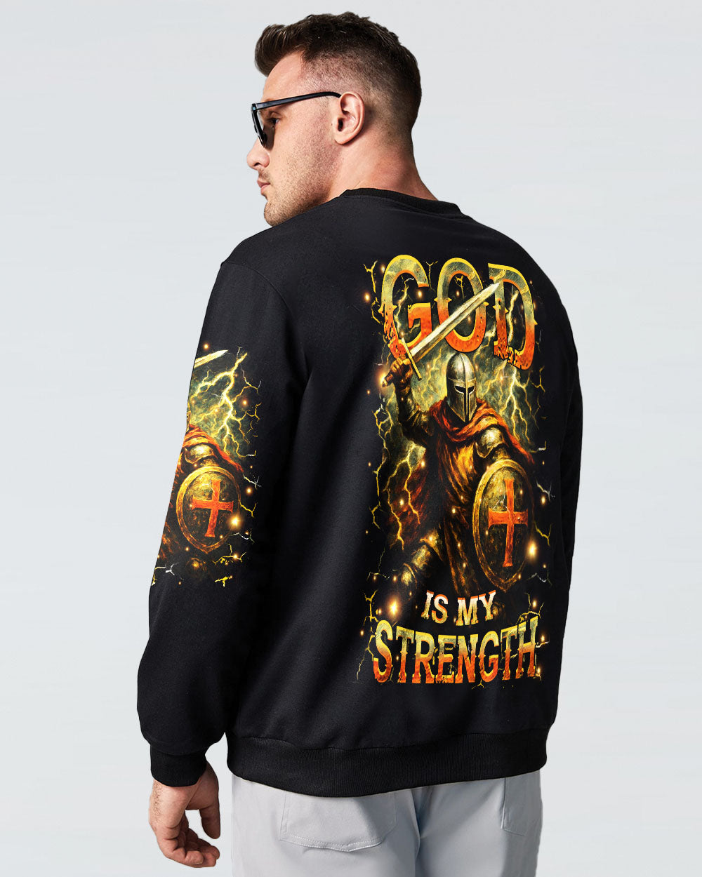 God Is My Strength Men's All Over Print Shirt - Yhhn2304253