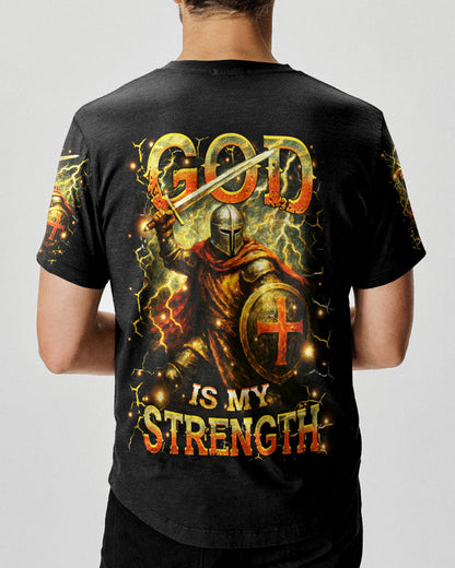 God Is My Strength Men's All Over Print Shirt - Yhhn2304253