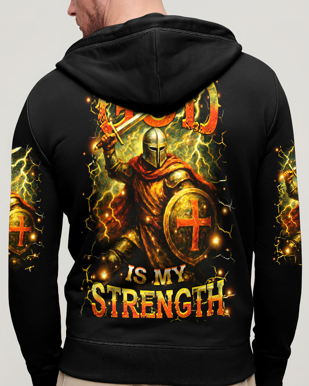 God Is My Strength Men's All Over Print Shirt - Yhhn2304253