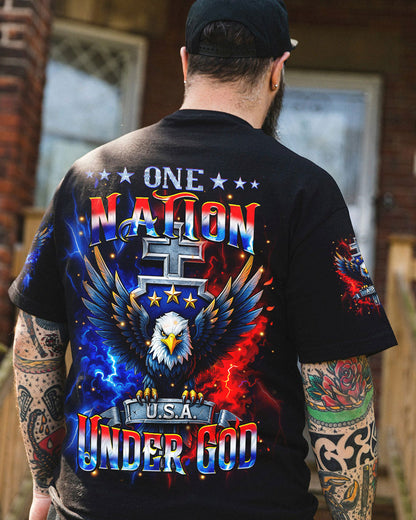 One Nation Under God Warrior Men's All Over Print Shirt - Yhhn2305251
