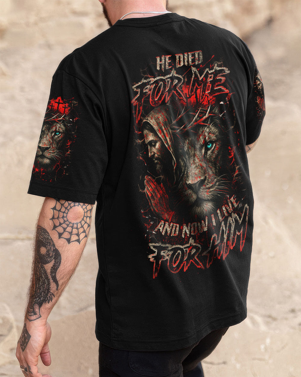 He Died For Me Men's All Over Print Shirt - Yhhn2306252