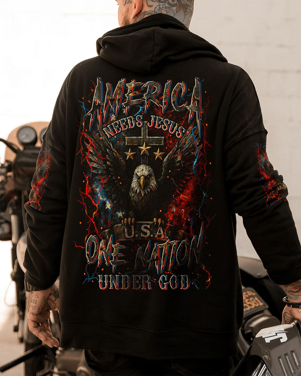 America Needs Jesus Men's All Over Print Shirt - Yhln2306252