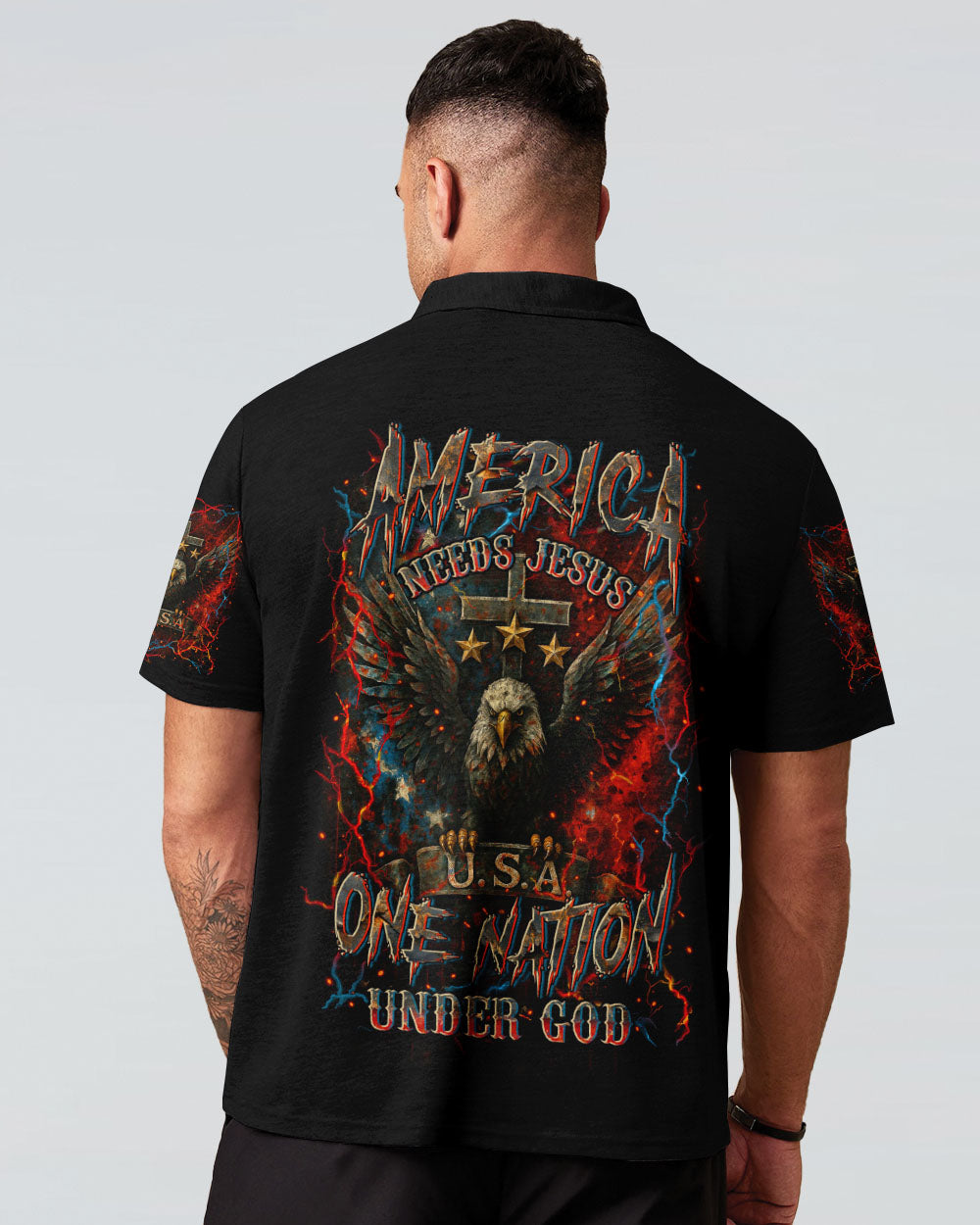 America Needs Jesus Men's All Over Print Shirt - Yhln2306252