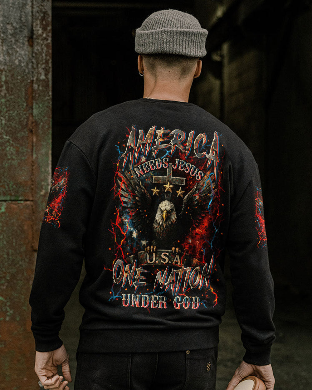 America Needs Jesus Men's All Over Print Shirt - Yhln2306252