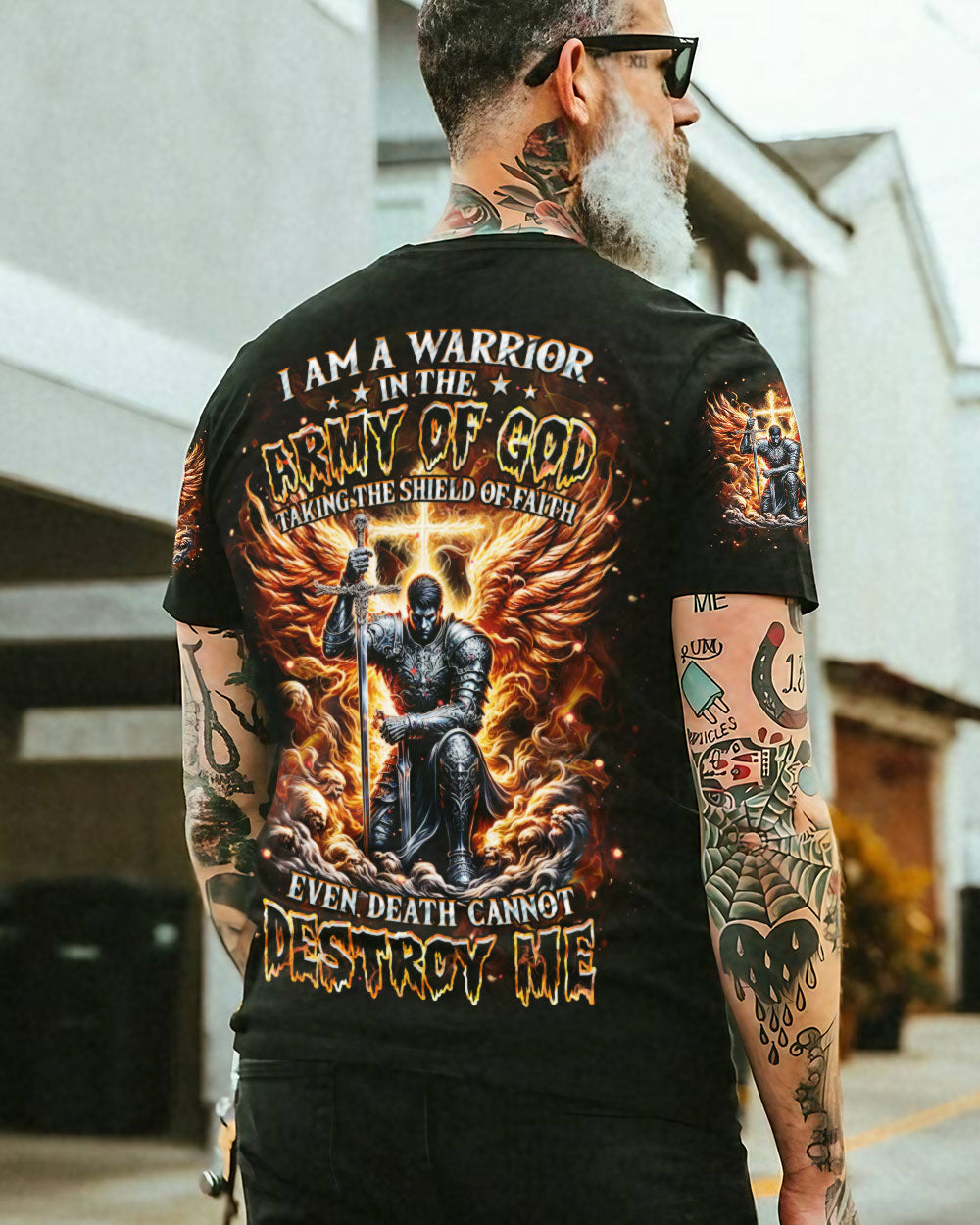 I Am A Warrior In The Army Of God Men's All Over Print Shirt - Yhhn2403253