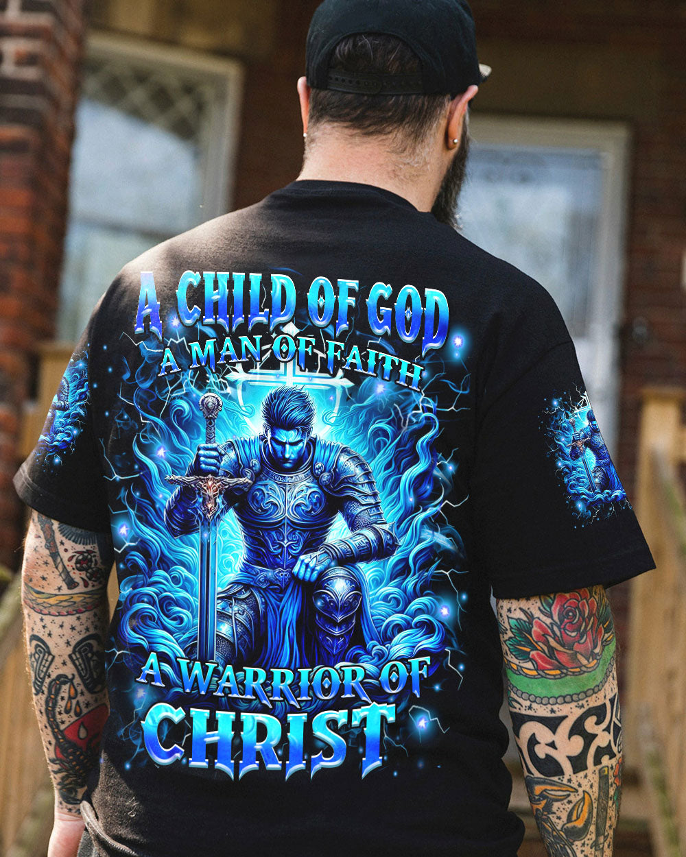 A Warrior Of Christ Men's All Over Print Shirt - Yhhn2503252