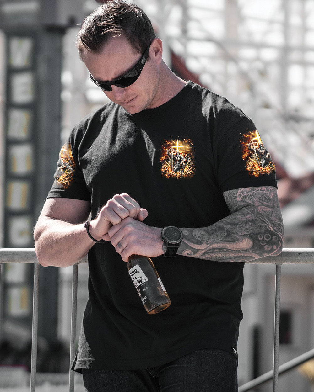 A Warrior Of Christ Men's All Over Print Shirt - Yhhn2603251
