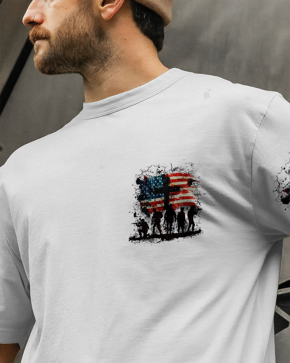 Stand For The Flag Kneel For The Cross Men's All Over Print Shirt - Yhhn2606251