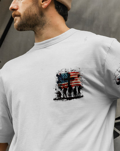 Stand For The Flag Kneel For The Cross Men's All Over Print Shirt - Yhhn2606251