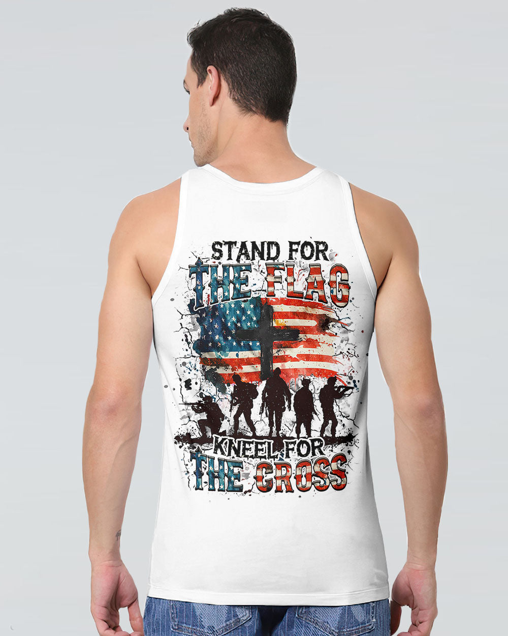 Stand For The Flag Kneel For The Cross Men's All Over Print Shirt - Yhhn2606251