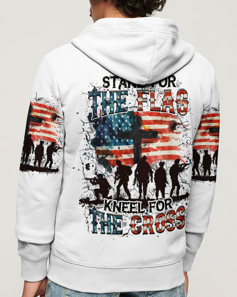 Stand For The Flag Kneel For The Cross Men's All Over Print Shirt - Yhhn2606251