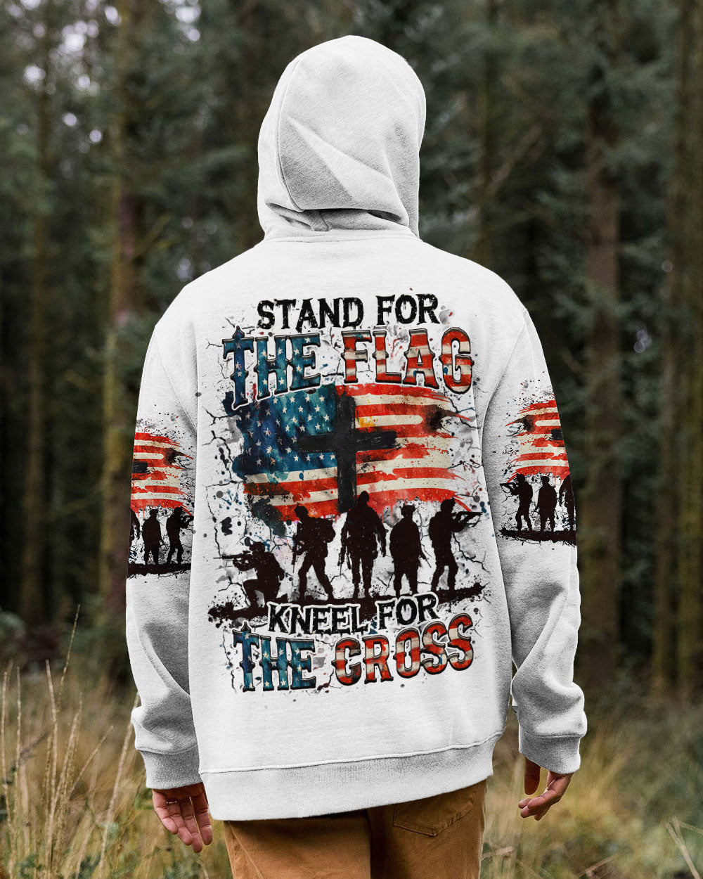 Stand For The Flag Kneel For The Cross Men's All Over Print Shirt - Yhhn2606251