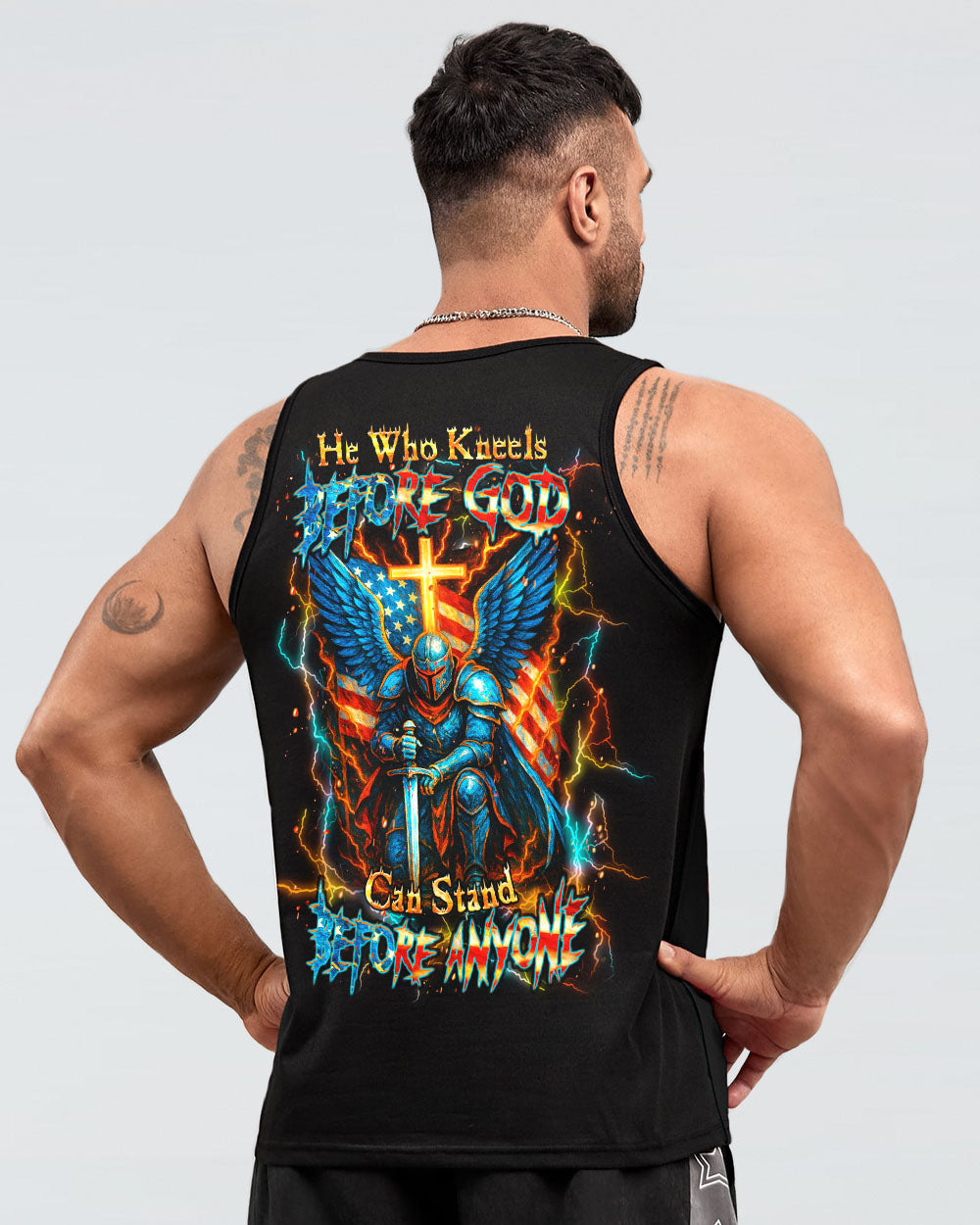 He Who Kneels Before God Warrior Men's All Over Print Shirt - Yhhn2706253