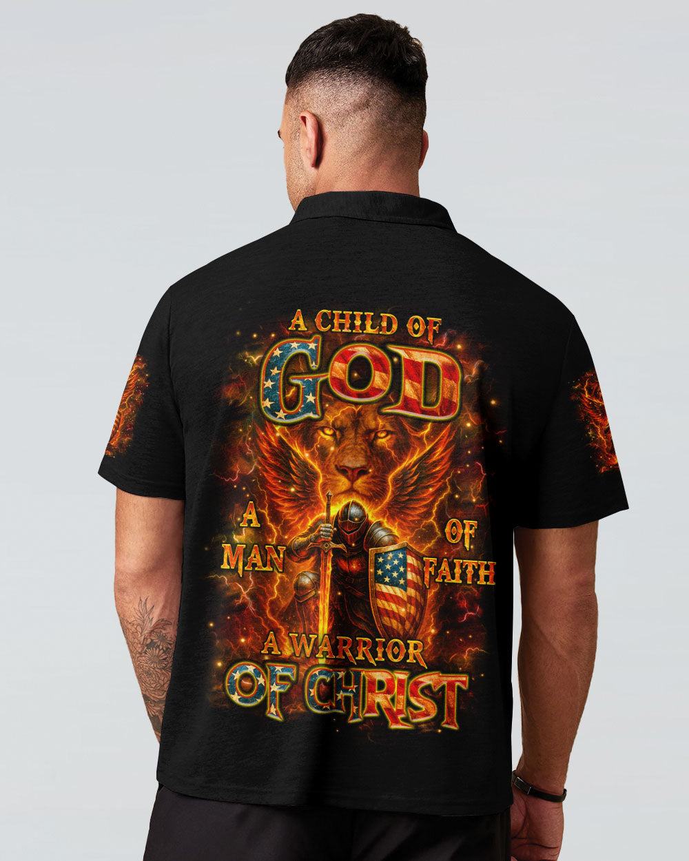 A Warrior Of Christ Men's All Over Print Shirt - Yhhn3005253