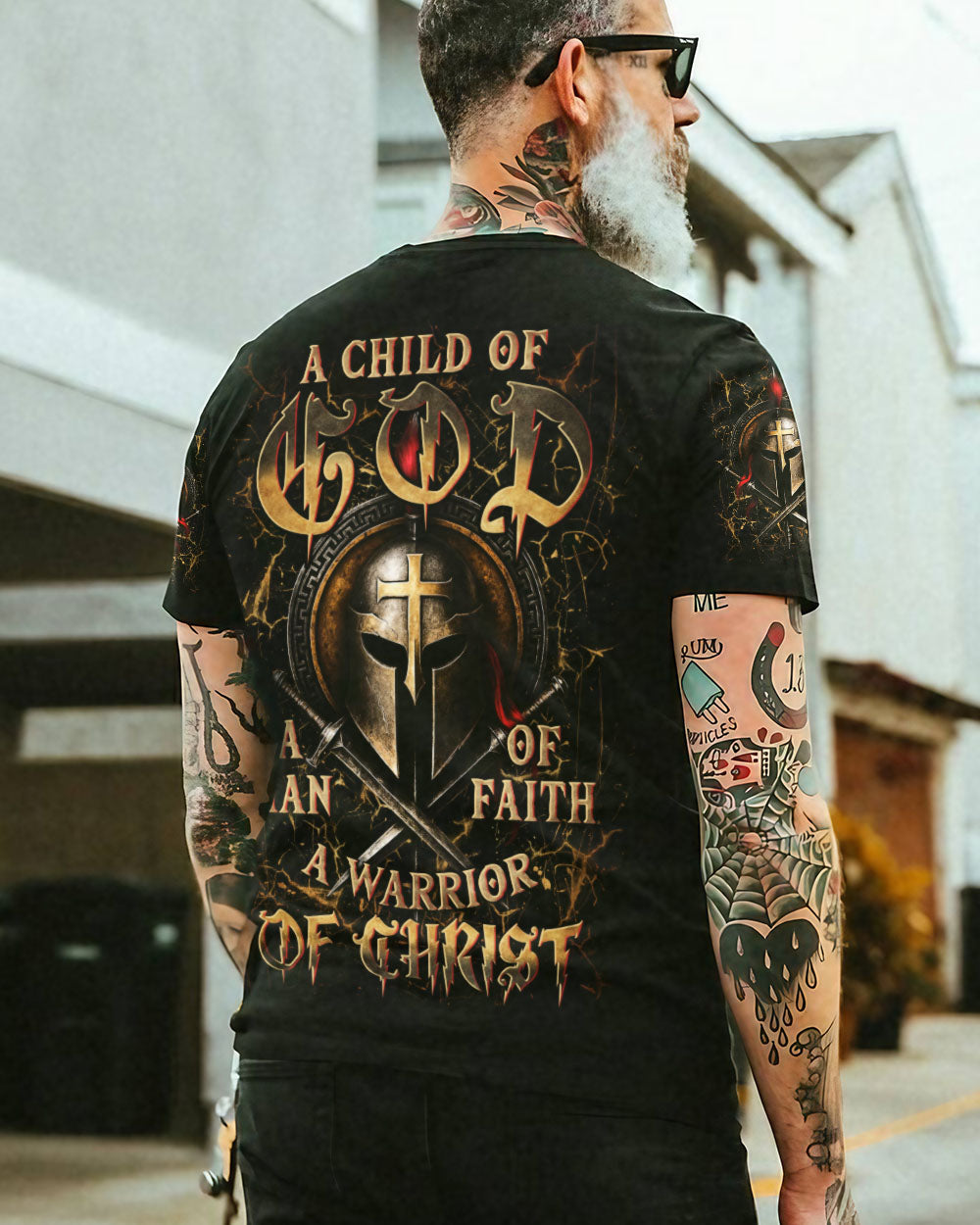 A Warrior Of Christ Men's All Over Print Shirt - Yhln0406254